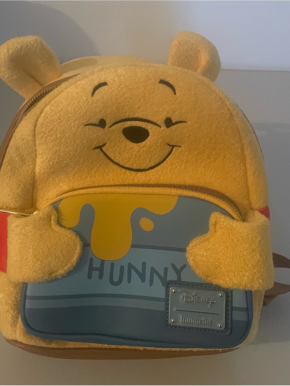Disney Loungefly Winnie the Pooh 'Hunny' Mini Backpack - Yellow/Blue